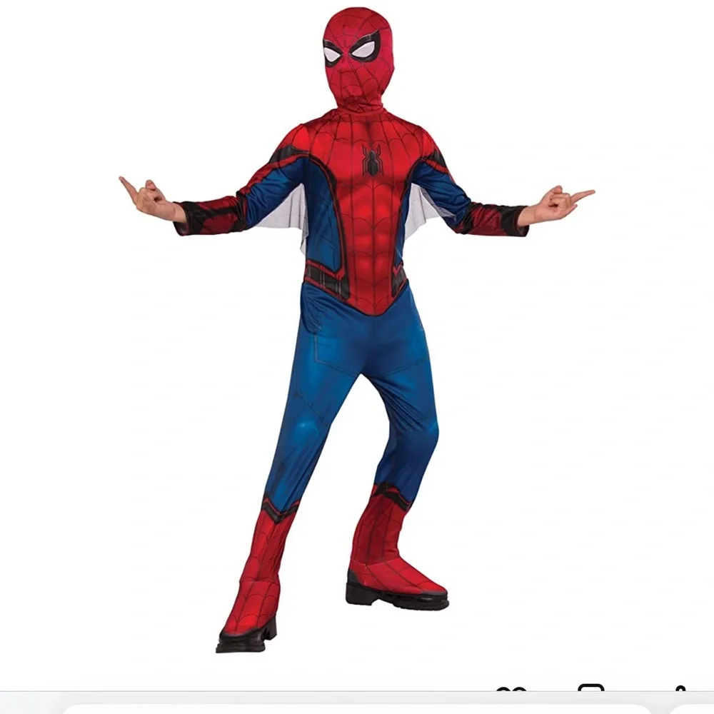 Rubie's Marvel Spider-Man Far from Home Child's Spider-Man Costume & Mask New